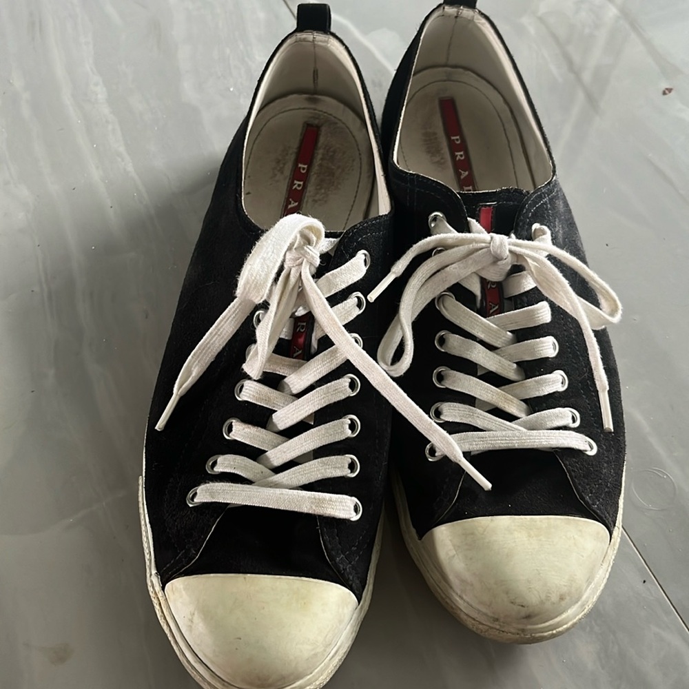 Men’s Prada sneakers slightly used.